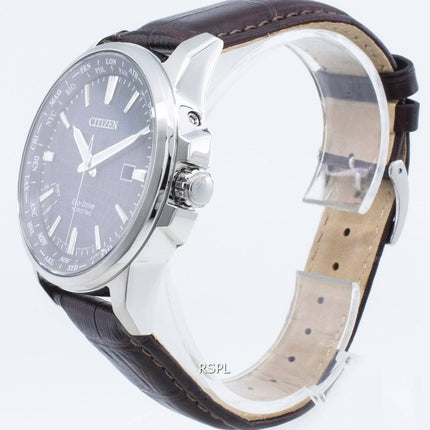 Montre pour homme Citizen Perpetual BX1001-11L, heure du monde, éco-conduite