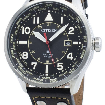 Montre Citizen Promaster Nighthawk BX1010-02E World Time Eco-Drive 200M pour homme