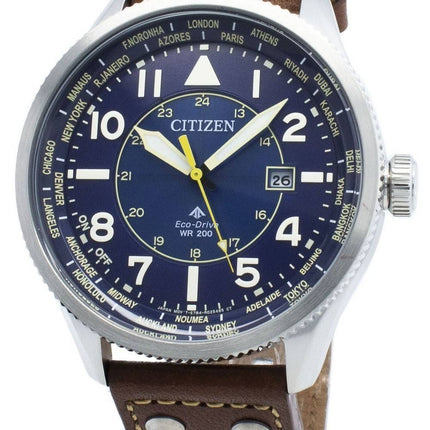 Montre Citizen Promaster Nighthawk BX1010-11L World Time Eco-Drive 200M pour homme