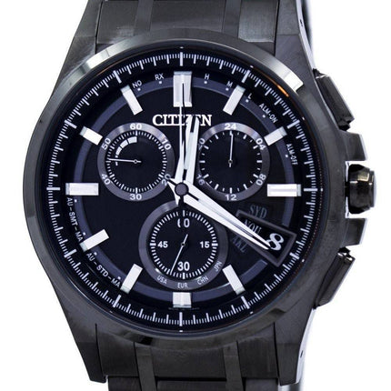 Vol Direct de citoyen Attesa Eco-Drive Chronograph Power Reserve alarme BY0094-87F montre homme