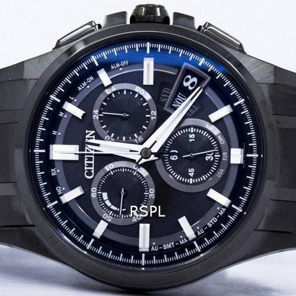 Vol Direct de citoyen Attesa Eco-Drive Chronograph Power Reserve alarme BY0094-87F montre homme