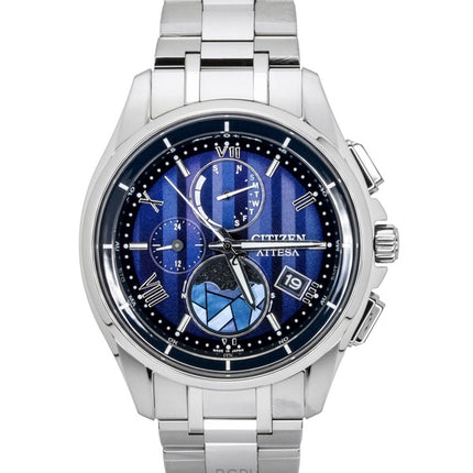 Montre homme Citizen Attesa Édition Limitée Super Titanium Cadran Bleu Eco-Drive BY1000-51L 100M