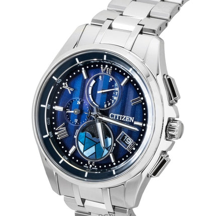 Montre homme Citizen Attesa Édition Limitée Super Titanium Cadran Bleu Eco-Drive BY1000-51L 100M