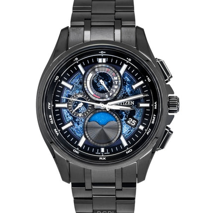 Montre homme Citizen Eco-Drive Hakuto-R Super Titanium Phase de lune Cadran bleu BY1008-67L 100 m