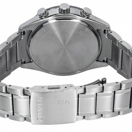 Montre pour homme Citizen Tsuki-Yomi à phases de lune radiocommandées en titane avec cadran noir Eco-Drive BY1018-80E 100 m