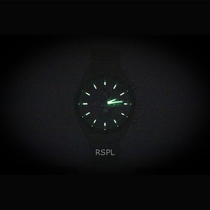 Montre homme Citizen Tsuki-Yomi à phase de lune radio-pilotée, cadran rouge, boîtier Super Titanium, Eco Drive BY1018-80X, étanche à 100 m