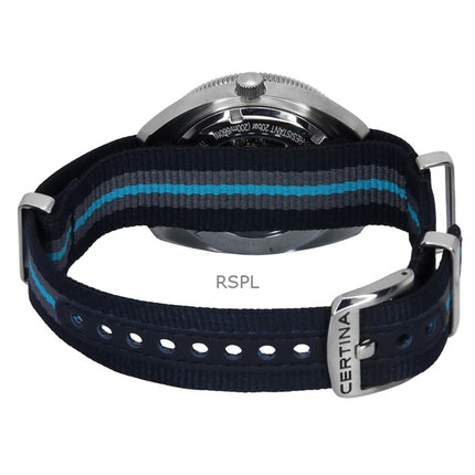 Montre de plongée automatique Certina DS-2 Sea Turtle Conservancy édition spéciale cadran noir C024.607.48.051.10 200 m pour homme