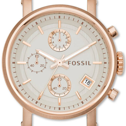 Fossiles originaux copain chronographe en acier inoxydable C181020 Women Watch