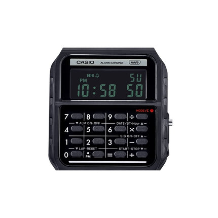 Montre unisexe Casio POP Vintage Calculator Digital Black Bio-Based Resin Strap Quartz CA-53WB-1B