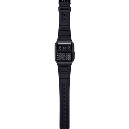 Montre unisexe Casio POP Vintage Calculator Digital Black Bio-Based Resin Strap Quartz CA-53WB-1B