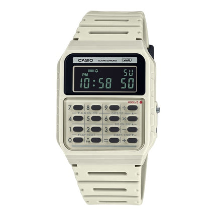 Montre unisexe Casio POP Vintage Calculator Digital Grey Bio-Based Resin Strap Quartz CA-53WB-8B