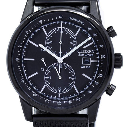 Montre Citizen Eco-Drive chronographe tachymètre CA0338-57F masculine