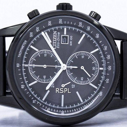 Montre Citizen Eco-Drive chronographe tachymètre CA0338-57F masculine