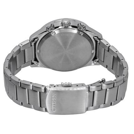 Montre homme Citizen Eco-Drive Chronograph en acier inoxydable avec cadran bleu en édition limitée CA0770-72M 100M