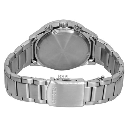 Montre homme Citizen Eco-Drive chronographe en acier inoxydable avec cadran vert CA0770-72X 100 m