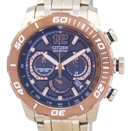 Montre Citizen Eco-Drive chronographe tachymètre analogique CA4086-56E masculine
