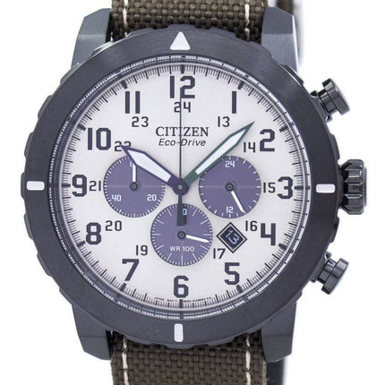 Montre chronographe militaire Citizen Eco-Drive CA4095 - 04H masculin
