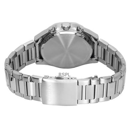 Montre homme Citizen Eco-Drive chronographe en acier inoxydable avec cadran vert CA4590-81X 100 m