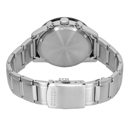 Montre homme Citizen Eco-Drive chronographe en acier inoxydable avec cadran bleu CA4624-56L 100 m