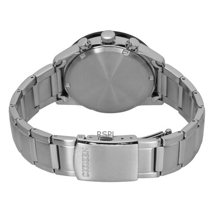 Montre homme Citizen Eco-Drive chronographe en acier inoxydable avec cadran vert CA4624-56X 100 m