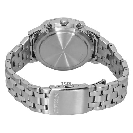 Montre Citizen Eco-Drive chronographe en acier inoxydable avec cadran noir CA4630-53E pour homme