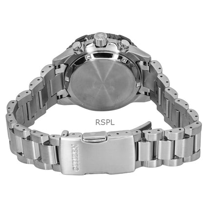 Montre de plongée Citizen Promaster Sky chronographe en acier inoxydable avec cadran marron Eco-Drive CA4664-60X pour homme, 200 m