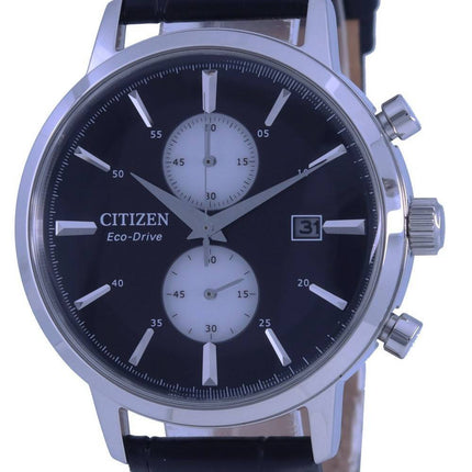 Montre Citizen Classic Twin Eye Chronograph Bracelet en cuir Eco-Drive CA7061-18E pour homme