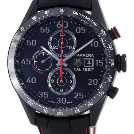 Tag Heuer Carrera chronographe automatique titane Calibre 1887 Suisse fait CAR2A80. FC6237 Montre homme