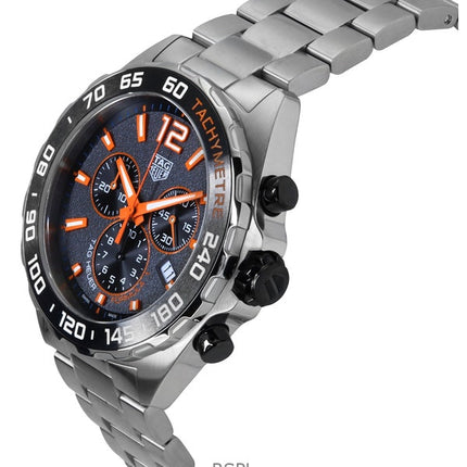 Montre de plongée à quartz pour homme Tag Heuer Formula 1 Chronograph en acier inoxydable avec cadran gris CAZ101AH.BA0842 200M