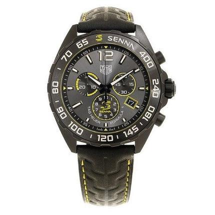 Montre pour homme Tag Heuer Formula 1 X Senna chronographe cadran gris Quartz CAZ101AJ.FC6487 200M
