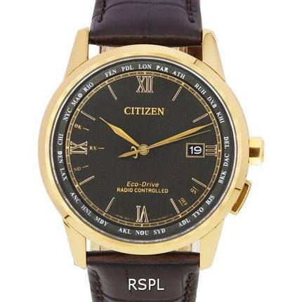 Citizen Eco-Drive Global Radio Contrôlée Cadran Gris CB0158-10H 100M Montre Homme