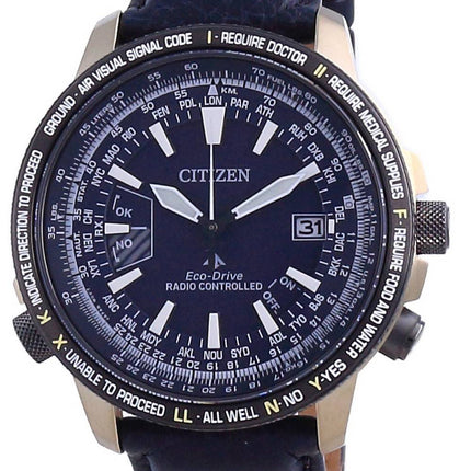 Montre de plongÃ©e Citizen Promaster Eco-Drive Titanium CB0204-14L 200M radiocommandÃ©e pour homme