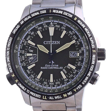 Montre de plongÃ©e Citizen Promaster Eco-Drive Titanium CB0206-86X 200M radiocommandÃ©e pour homme
