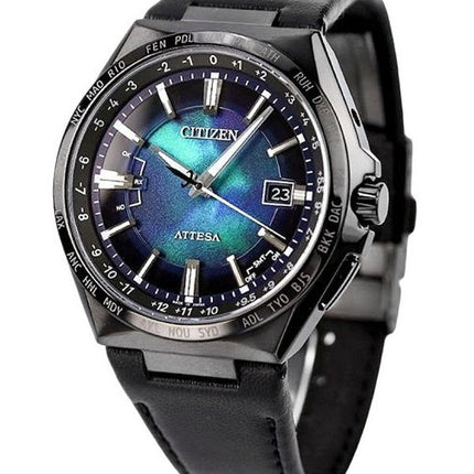 Montre pour homme Citizen Attesa Atomic Timekeeping Super Titanium Cadran bleu Eco-Drive CB0215-18L 100M