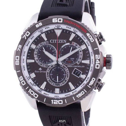 HORSMontre pour homme Citizen Promaster Radio-Pilotée World Time Eco-Drive CB5036-10X 200M