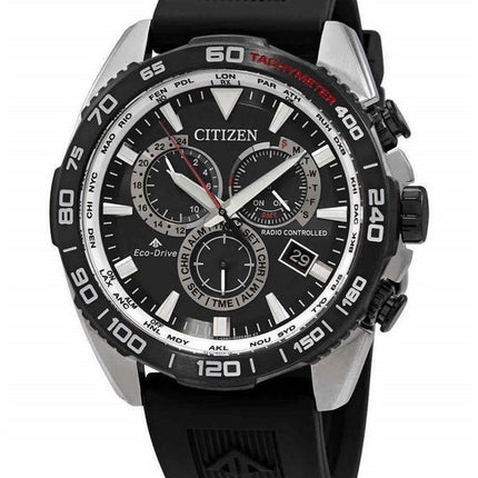 HORSMontre pour homme Citizen Promaster Radio-Pilotée World Time Eco-Drive CB5036-10X 200M