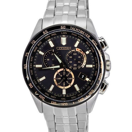 Montre pour homme Citizen Denpa 30e anniversaire édition limitée radiocommandée chronographe Eco-Drive CB5876-60E 100M