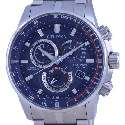 Montre pour homme Citizen PCAT radiocommandÃ©e chronographe Atomic Eco-Drive CB5880-54L 200M