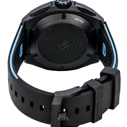 Montre de plongée automatique Tag Heuer Formula 1 pour homme, bracelet en caoutchouc, cadran noir, CBZ2084.FT8097, 200 m