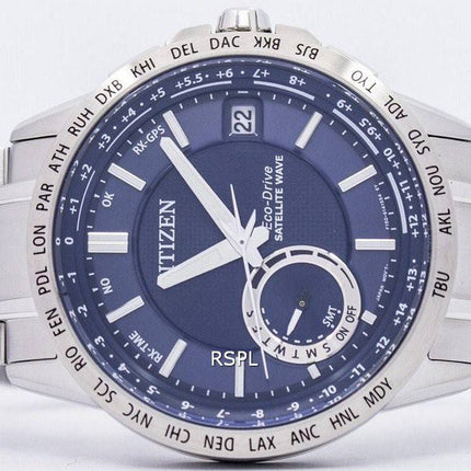 Montre Citizen Eco-Drive Satellite Vague World Time GPS CC3000-89L hommes