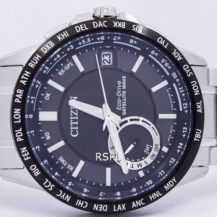 Montre Citizen Eco-Drive Satellite de vagues Heure GPS CC3005-85E hommes