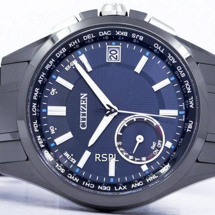 Attesa Citizen Eco-Drive Satellite vague calendrier perpétuel Japon fait GPS CC3015 - 57L montre homme
