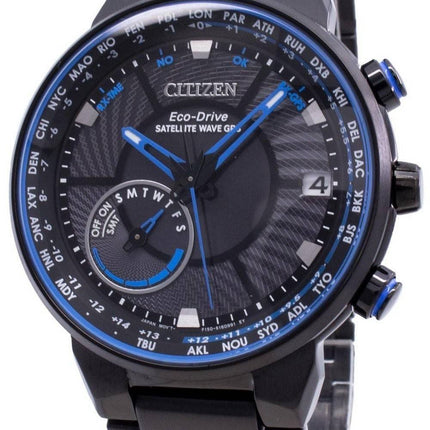 Citizen Eco-Drive-satelliitti-aalto GPS CC3078-81E maailmanajan miesten kello