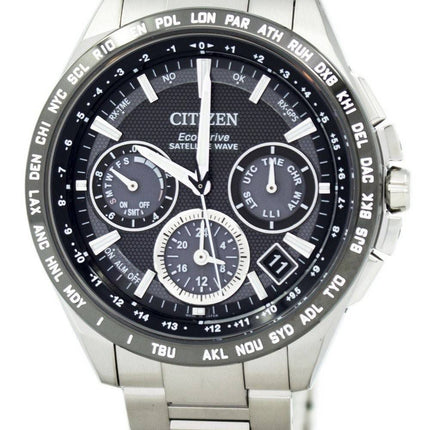 Citizen Eco-Drive Titanium Satellite vague mondiale temps CC9015-54E montre homme
