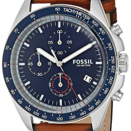 Fossile Sport 54 Chronographe Quartz tachymètre CH3039 montre homme