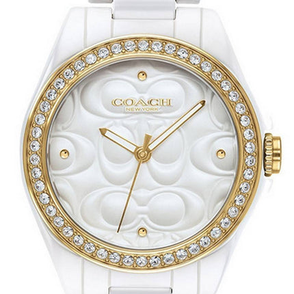Montre femme Coach Astor cadran blanc Crystal Accents Quartz 14503254