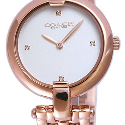 Montre femme Coach Christie en acier inoxydable ton or rose 14503480