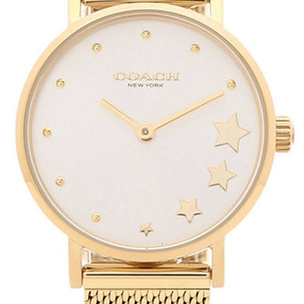 Montre femme Coach Perry cadran argenté en acier inoxydable ton or 14503521