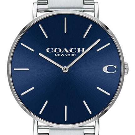 Montre Homme Coach Charles Cadran Bleu Acier Inoxydable Quartz 14602429