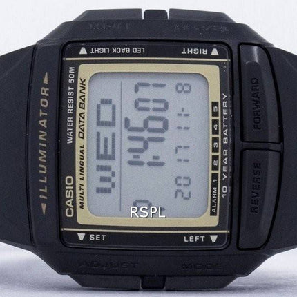 Casio Illuminator Banque de données multilingue Digital DB-36-9AV montre homme